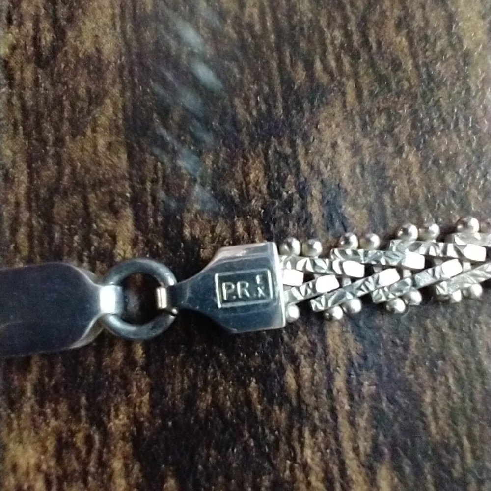 Vintage .925 Italian Silver Necklace - Picture 3 of 6
